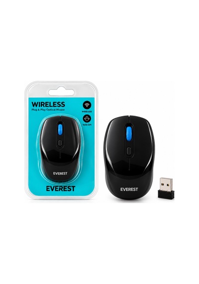 Kablosuz Optik Mouse Siyah Lacivert Mi