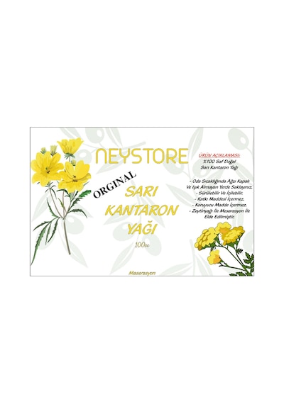 Neystore Sarı Kantaron Yağı 100 ML