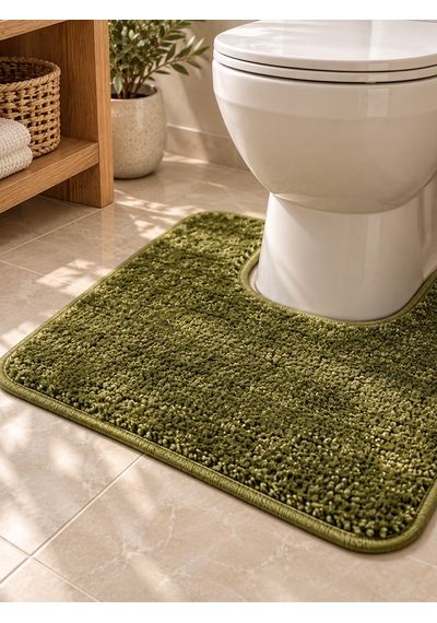 Sera Banyo Halısı 2'li Yeşil 70 45cm 45 45cm-7915