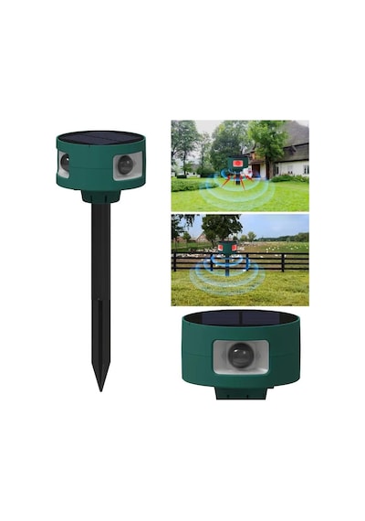Powermaster 26948 Ultrasonic Sesli Solar Hayvan Kovucu Alarm Cihazı 360derece Sensörlü
