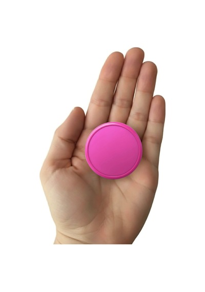 Pembe Çocuk Odası Mobilya Kulbu - 55 MM - Abs Plastik Tekli Düğme Dolap ve Çekmece Kulpu Pembe