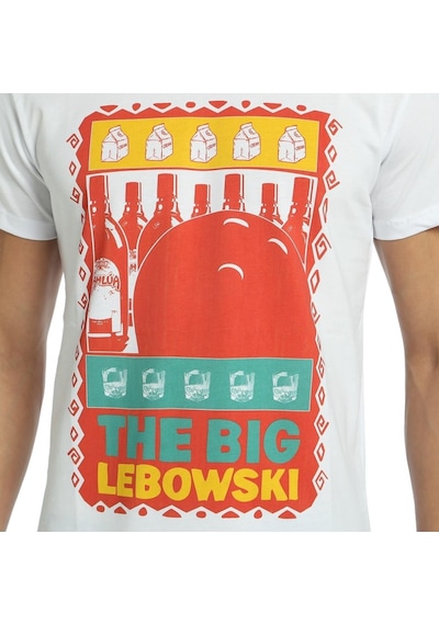 Bant Giyim - The Big Lebowski Beyaz Erkek T-Shirt Tişört