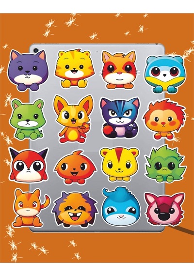 Cute Animal Temalı Sticker Seti Laptop Ajanda Pc Tablet Telefon Defter Etiket Bullet Journal Diğer Cute Animal Temalı Sticker Seti Laptop Ajanda Pc Tablet Telefon Defter Etiket Bullet Journal Diğer