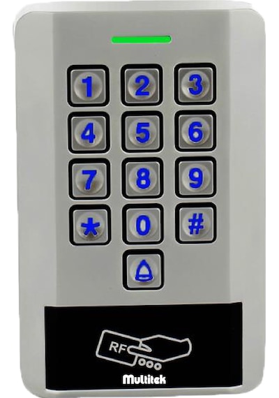 Multitek 6000 Metal Şifrematik Manyetik Kart- Anahtarlık Okuyucu