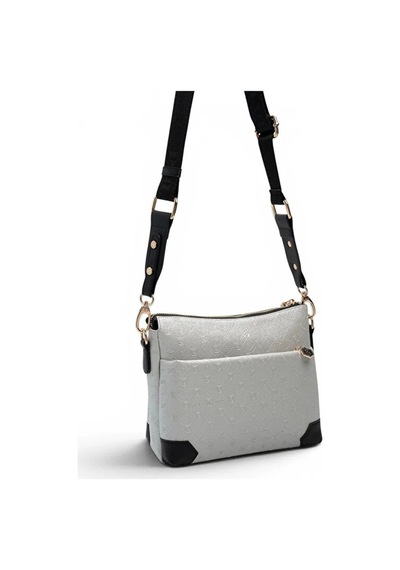 Silver & Polo Silver Polo Kadın Çapraz Çanta Sp1110-m46 Gümüş-siyah
