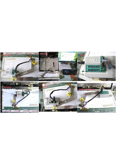 30 / 40 Pin To Dıp8 Lcd Led Ekran Aparatı 2 In 1 Edid Kablo Notebook Dizüstü 24c02 Okuma