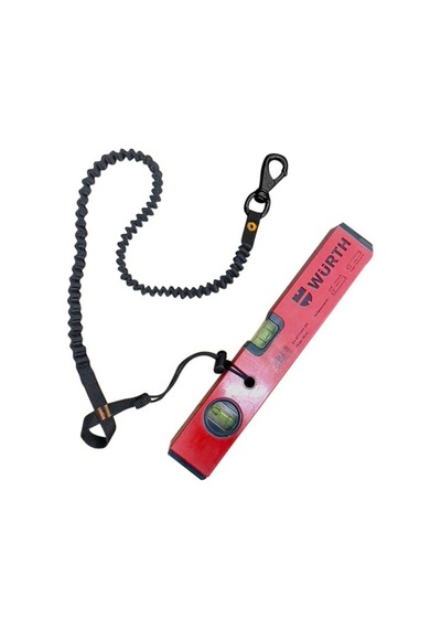 Kong Tool Leash 360 Döner Başlıklı Fırdöndülü Malzeme Askısı Elastik Lanyard 85-130 Cm 232000000 Siyah