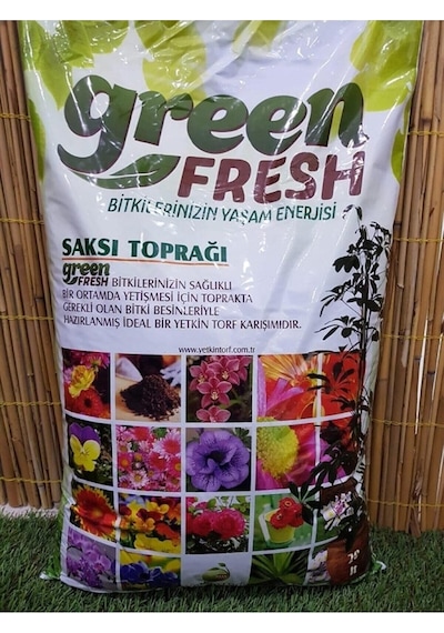 Torf 20 Lt Toprak Çiçek Toprağı Saksı Toprağı Perlitli Torf Doğal Torf