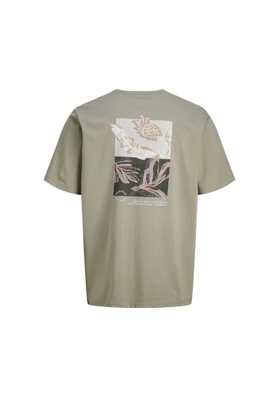Jack & Jones Montauk Allover Print Erkek Yeşil Tişört 12292148-sgrs