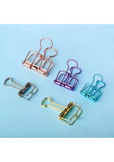 Kayigo Tiny Paslanmaz Mini Çelik Klips Altılı - Siyah
