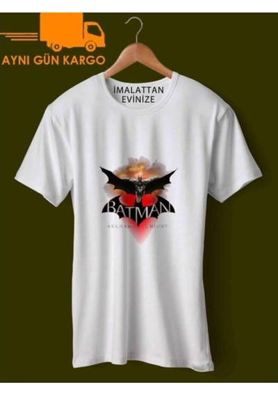 Batman Arkham Knight Baskılı Tişört Tshirt Ücretsiz Kargo (296557238)