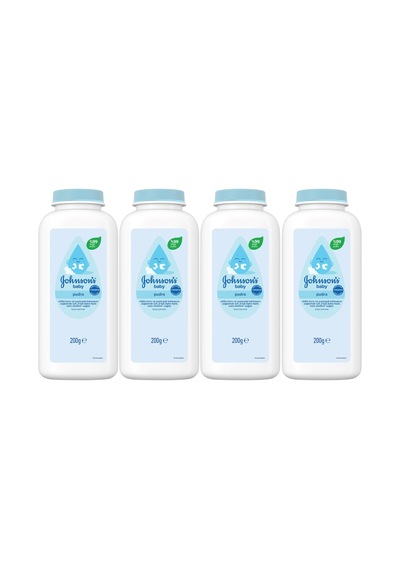 Johnsons Baby Bebek Pudrası 200gr Klasik %99 Doğal 4 Lü Set