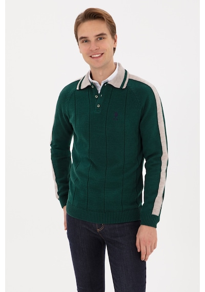U.S. Polo Assn. U.s. Polo Assn. Erkek Koyu Yeşil Kazak /triko 50315043-vr079 Koyu Yesıl