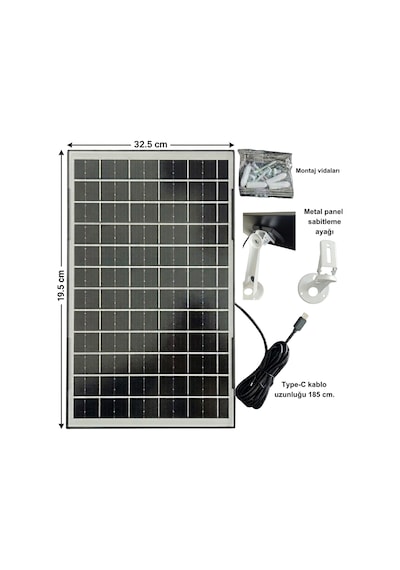 Lenovo 9mp 4g Solar Güvenlik Kamerası - Güneş Panelli, Ptz Uzaktan Kontrol