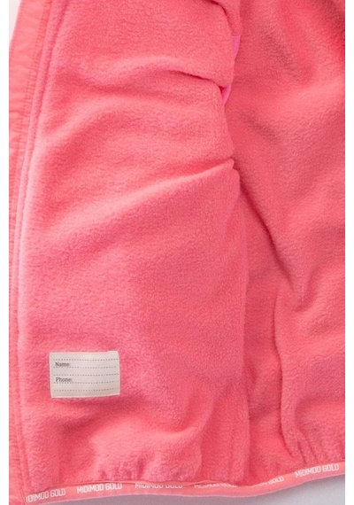 Miniğimin Cicileri 1-10 Yaş Kapitone Welsoft Astar Çocuk Kaban Mont - Pembe Pembe-53567