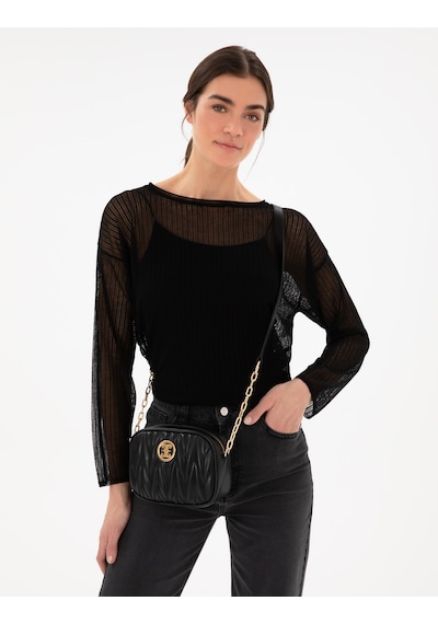 Pierre Cardin Kadın Siyah Çanta 50305537-vr046 Siyah