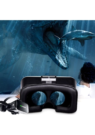 Microcase Vrpark J50 Bluetooth Kulaklıklı 3D Sanal Gerçeklik Gözlüğü