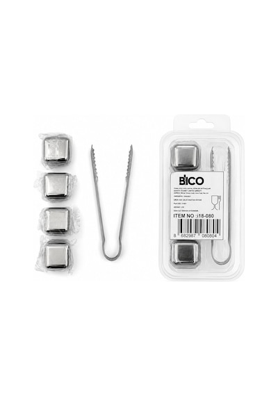 5pcs 4 Küp - Maşa Küp Şekli Metal Buzluk 5671 Diğer