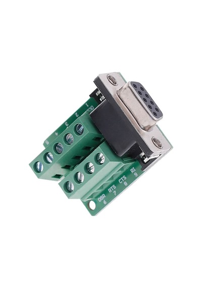 Db9 To Dip Adaptör Dişi 9 Pin Rs232 Com Port Klemens Çevirici Uyumlu