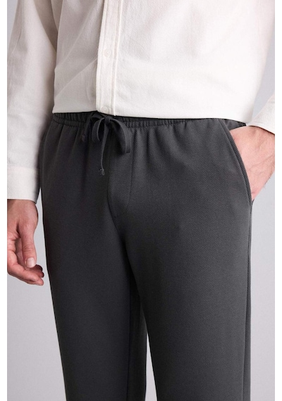 Defacto Pamuklu Regular Fıt Beli Lastikli Düz Kısa Paça Pantolon C6022ax26augn1284 Yeşil-gn1284