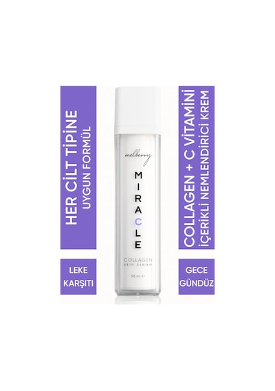Sivilce Karşıtı- Miracle Collagen Skin Cream 50 ML