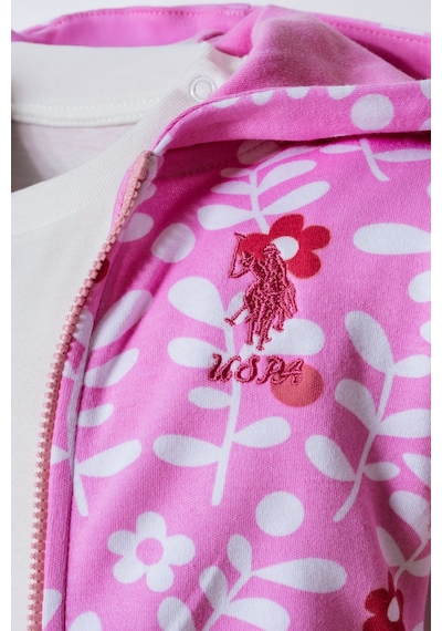 U.s. Polo Assn. Kız Bebek Pembe 3lü Takım Usb3007-c-v1 Pembe