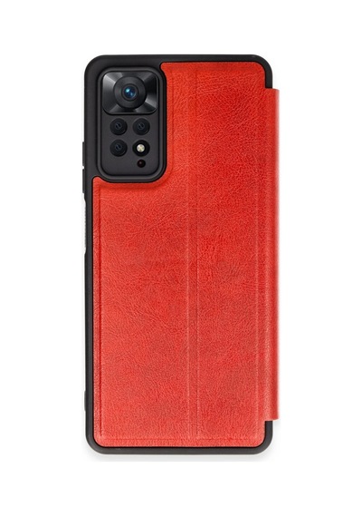 Xiaomi Redmi Note 12 Pro 4g Kılıf Flip Cover - Kırmızı -