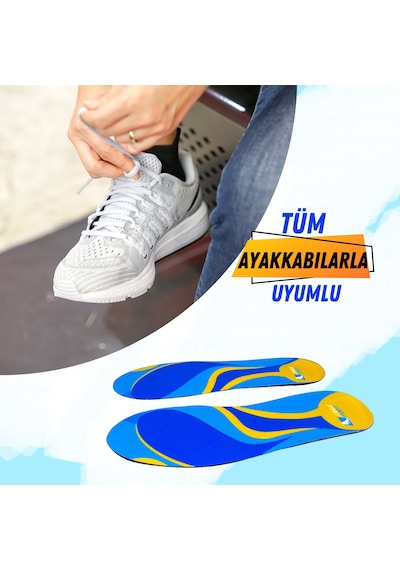 Magicfoot Gelstep Günlük Yürüyüş Tabanlığı - Ortopedik - Koşu, Spor, Yürüyüş - Aktif Yaşam Tabanlık