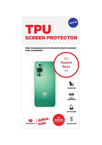 Huawei Nova 11 Mat Arka Ve Yan Kaplama Tam Kaplayan Hd Film