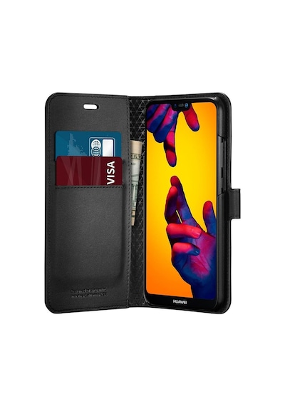 Spigen P20 Lite / Nova 3e İle Uyumlu Kılıf Wallet S Cüzdan