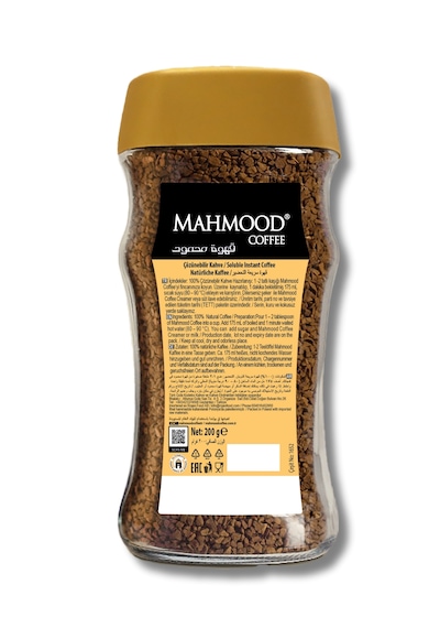 Mahmood Coffee Gold Kahve Kavanoz 200 G