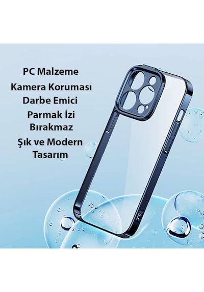 Baseus Glitter Apple Uyumlu iPhone 14 Pro Max Silikon Kilif + Ekran Koruyucu 560751361