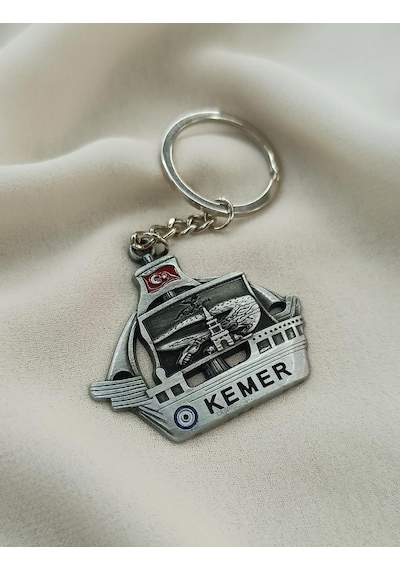 Gemi Anahtarlık Metal Ay Yıldız Çanta Araba Cüzdan Süsü Kemer Yazılı 42958804