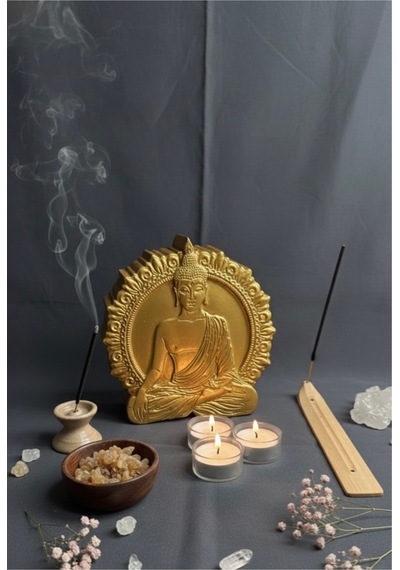 Feng Shui Buda Objesi - Şans Ve Huzur Sembolü Dekoratif Taş