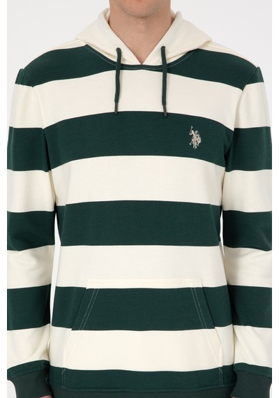 U.s. Polo Assn. Erkek Koyu Yeşil Sweatshirt 50316366-vr079 Koyu Yesıl