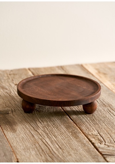 Bella Maison Wooden 2'li Ahşap Sunum Seti Naturel Naturel