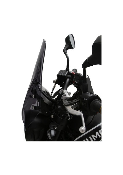 GP Kompozit Triumph Trident 660 2021-2024 Uyumlu Ön Cam Füme 38 cm