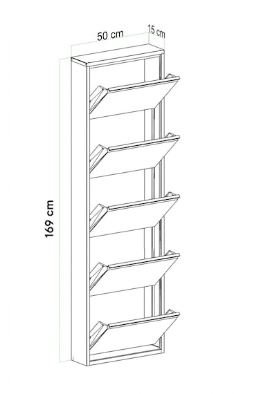 İlter 5 Kapaklı Aynalı Metal Ayakkabılık - Paslanmaz Dış Mekan Uyumlu Beyaz İlter 5 Kapaklı Aynalı Metal Ayakkabılık - Paslanmaz Dış Mekan Uyumlu Beyaz