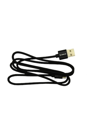 Orıco Usb To Type-c 3a Örgülü Data Ve Şarj Kablosu 1 Metre Siyah