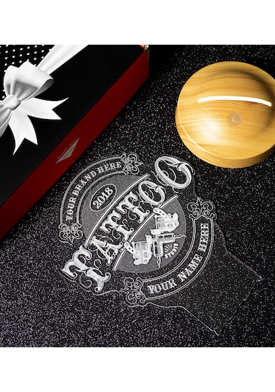 Tattoo, Dövme Severlere Hediye, Dövmeci Hediyesi, Tattoo Artistlerine Hediye Led Lamba