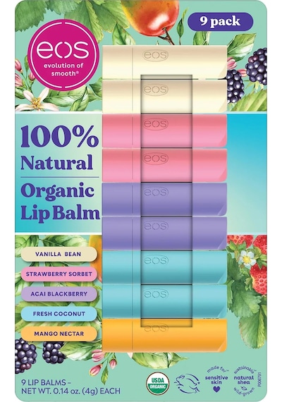 Eos Lip Balm Dudak Balsamı Çeşit Paketi 9 Adet