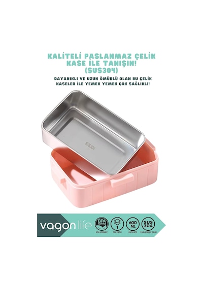 Bento 600ml Yeni Lunchbox Serisi Sevimli Desenli Tek Katlı Bölmesiz Mini Sosluklu Sızdırmaz Paslanmaz Çelik Sefer Tası Çocuk Okul Yemek Kutusu Bpa Yok Özel Kutulu - Pembe Çok Renkli Bento 600ml Yeni Lunchbox Serisi Sevimli Desenli Tek Katlı Bölmesiz Mini Sosluklu Sızdırmaz Paslanmaz Çelik Sefer Tası Çocuk Okul Yemek Kutusu Bpa Yok Özel Kutulu - Pembe Çok Renkli