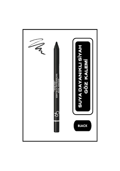 Golden Rose Waterproof Eyeliner Ultra Siyah Göz Kalemi