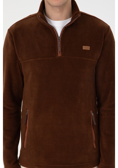 U.s. Polo Assn. Erkek Kahverengi Sweatshirt 50315925-vr029 Kahverengı