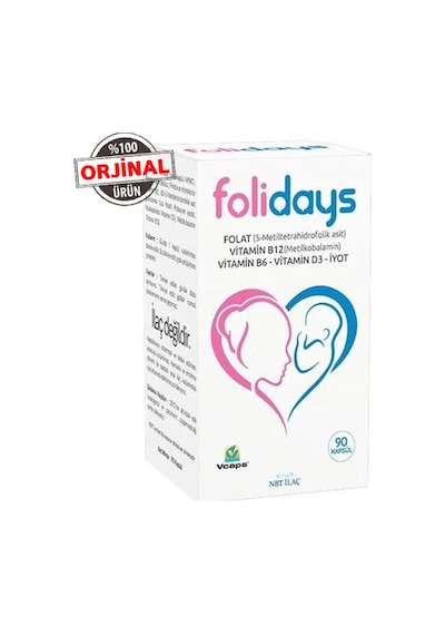 Folidays 90 Kapsül