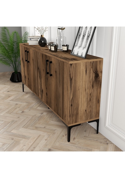 Kiev 160cm Konsol - Ceviz / Ceviz