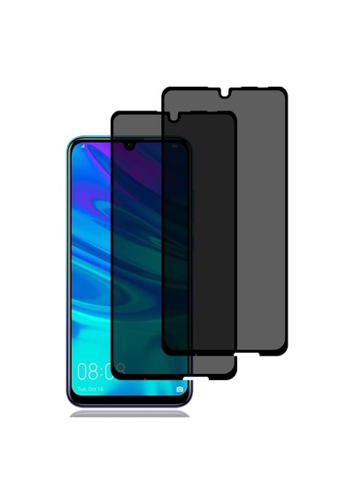 Huawei P Smart 2019 Privacy Hayalet Ekran Koruyucu 2 Adet - 9h Temperli Cam, Yan Görünme Engelleyici, Tam Kaplam