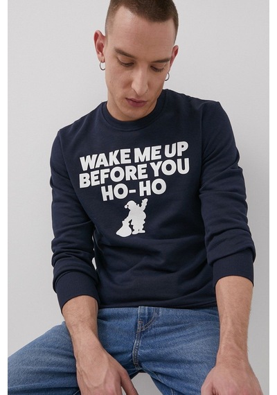 Jack & Jones Jack Jones Erkek Sweatshırt 12198356-navy Lacivert