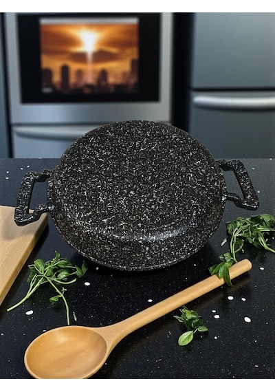 Mybru Döküm Omlet Tava 22 Cm Siyah