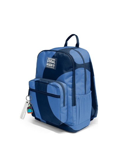 Coral High Lacivert Mavi Desenli Okul Sırt Çantası 23688 Lacivert - Mavi